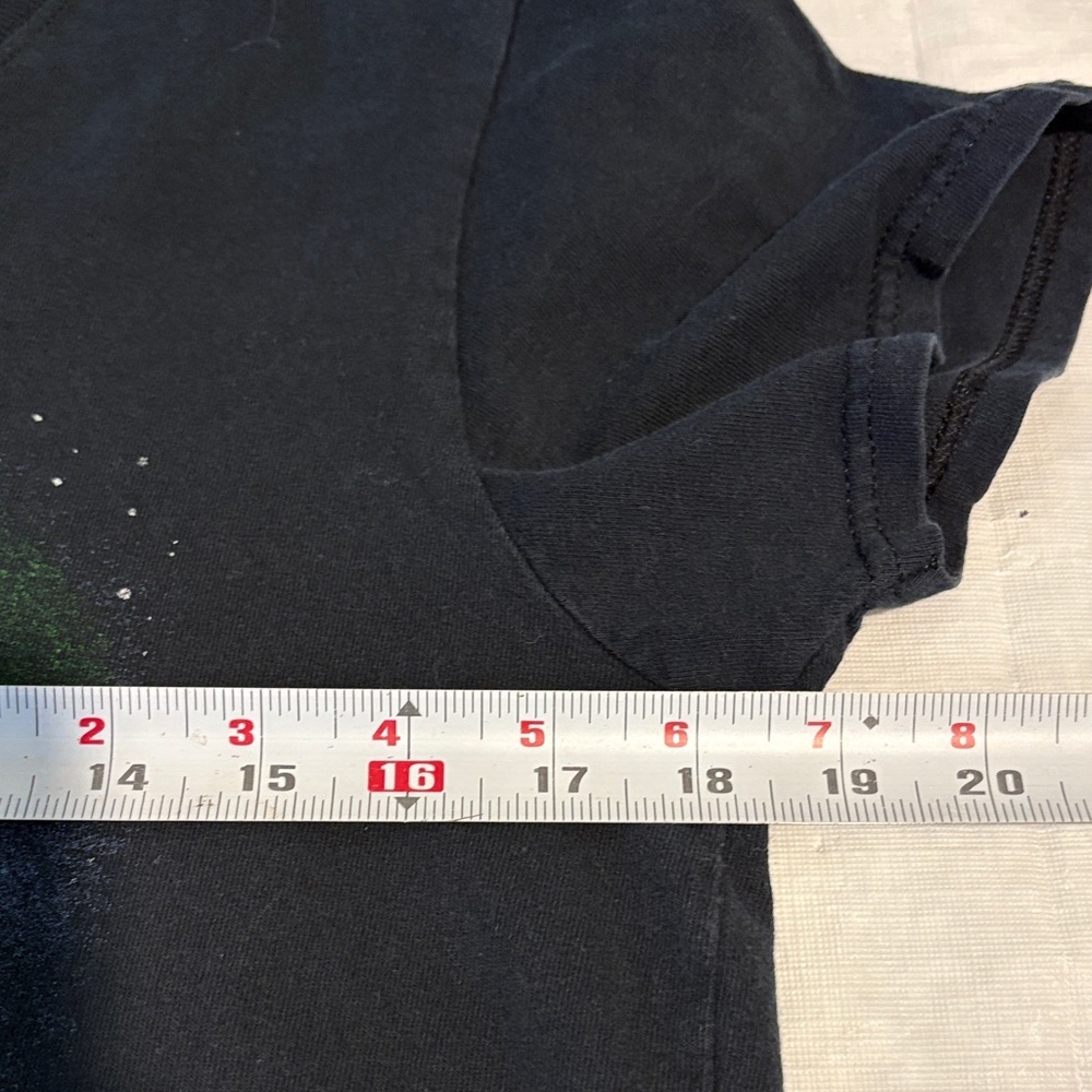 Gildan Navy Blue Cotton T-Shirt - Picture 4 of 5